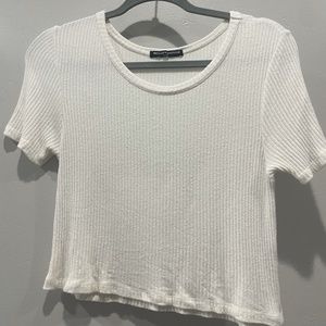 Brandy Melville White Soft T-shirt